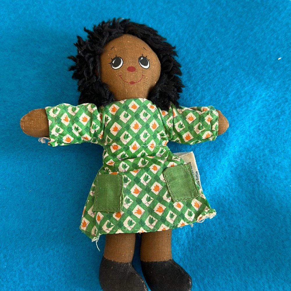 Vintage 6" Beloved Belindy Cloth Doll 1974 Bobbs-Merrill Hallmark